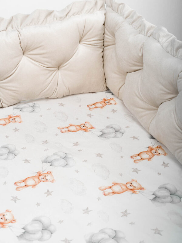 Ochraniacz pikowany beżowy