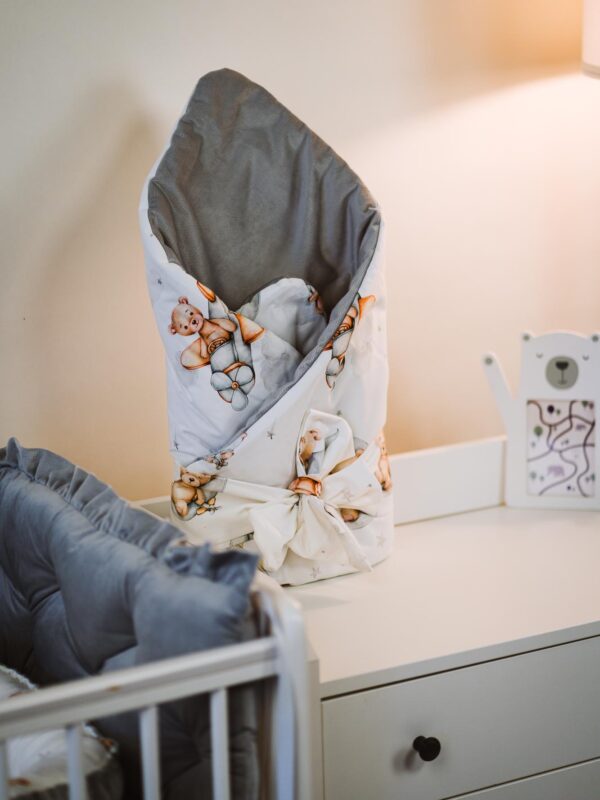 Rożek niemowlęcy Zabawa z misiami