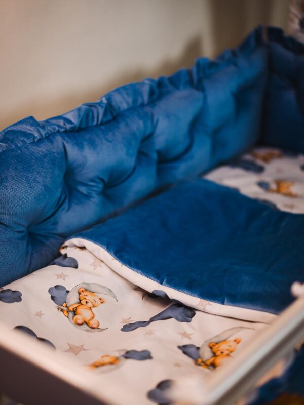 Pościel z wypełnieniem Misie na chmurkach