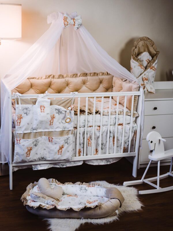 Zestaw midi Misie z balonami beż