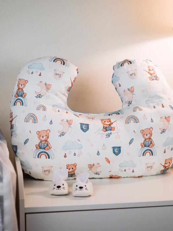 Rogal do karmienia Misie na tęczy