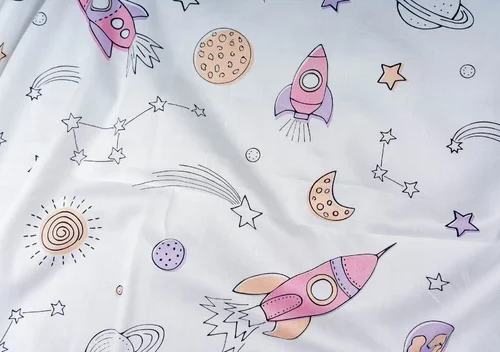 Śpiworek do spania kosmos różowy