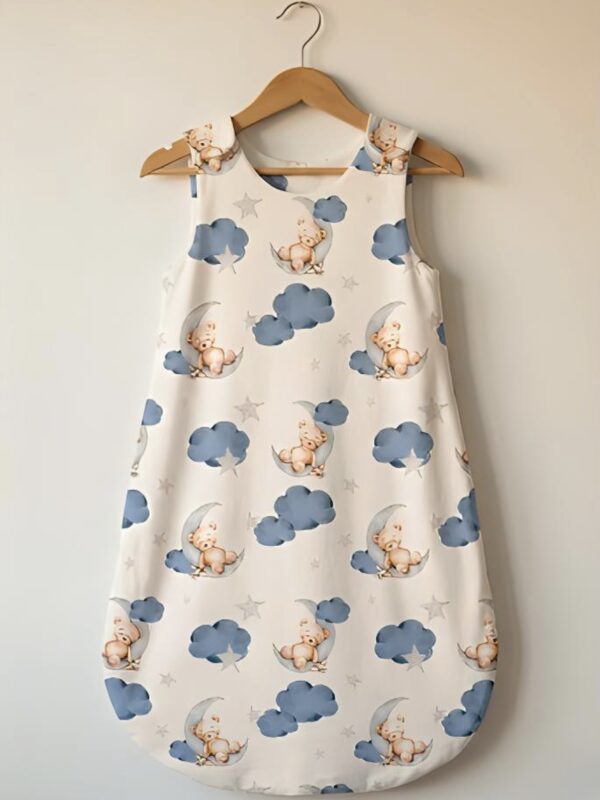 śpiworek misie Śpiworek do spania Misie na chmurkach